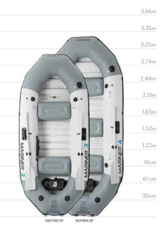 Intex 68373 Člun nafukovací MARINER 3 Set 3 dospělé osoby