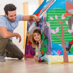 Intex Domek dětský hrad na hraní 95x107x75cm stan plast 45642