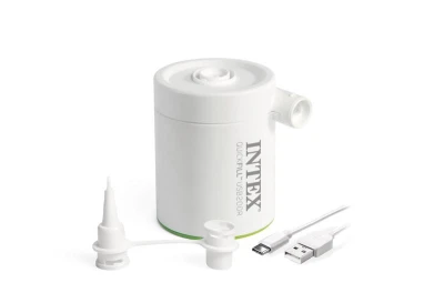 Intex Elektrická pumpa 66637 QUICKFILL USB200R AIR PUMP + POWERBANK 2000mAh