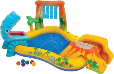 Intex Hrací centrum Dinosaurus 249 x 191 x 109 cm