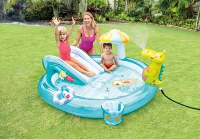Intex Hrací centrum s krokodýlem 57165 201x170x84 cm