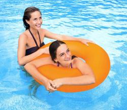 Intex Kruh neon plavací 91cm nafukovací kolo do vody 3 barvy 59262