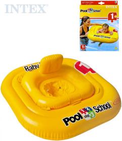 Intex Kruh plavací s otvory 79x79cm Kříž sedátko čtverec pro miminko 56587 Intex Kruh plavací s otvory 79x79cm Kříž sedátko čtverec pro miminko 56587