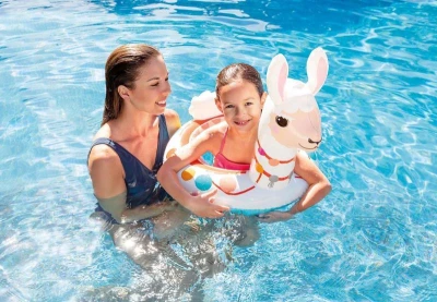 Intex Kruh plavecký 59221 ANIMALS POUZE bílá/růžová (jednorožec) (VÝPRODEJ)