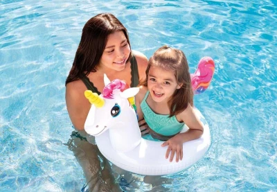 Intex Kruh plavecký 59221 ANIMALS POUZE bílá/růžová (jednorožec) (VÝPRODEJ)