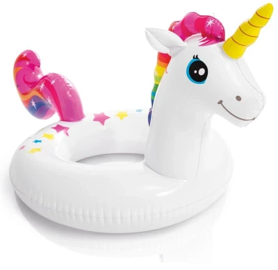 Intex Kruh plavecký 59221 ANIMALS POUZE bílá/růžová (jednorožec) (VÝPRODEJ)
