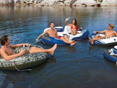 Intex Kruh plavecký river DIA 135 cm 58825 modro/bílý