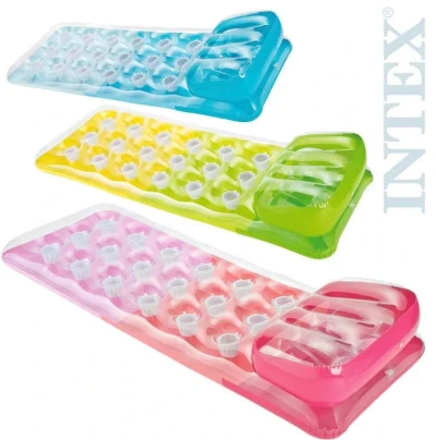 Intex Lehátko 188 x 71cm matrace s 18 otvory do vody 3 barvy Intex Lehátko 188 x 71cm matrace s 18 otvory do vody 3 barvy