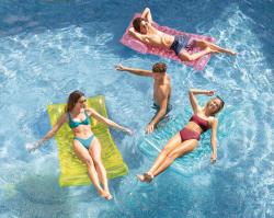 Intex Lehátko Hamaka nafukovací matrace průhledná do vody 3 barvy 58725