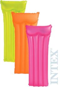 Intex Lehátko neonové nafukovací 183x76cm matrace do vody 3 barvy 59717 Intex Lehátko neonové nafukovací 183x76cm matrace do vody 3 barvy 59717