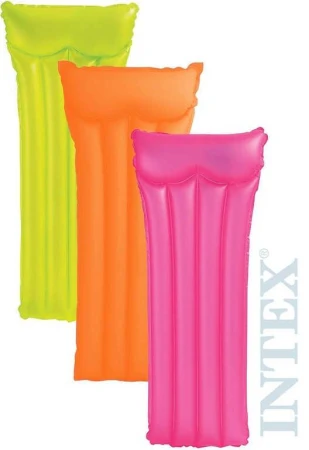 Intex Lehátko neonové nafukovací 183x76cm matrace do vody 3 barvy 59717