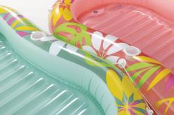 Intex Lehátko Oáza nafukovací matrace s polštářkem do vody 2 barvy 57803