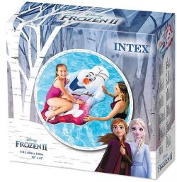 Intex Matrace nafukovací 140x104cm Olaf Frozen plavidlo na vodu 58153