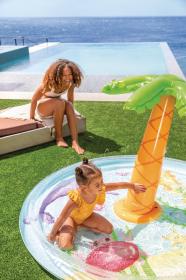 Intex Nafukovací bazének se sprškou 56433 PALM TREE SPRAY POOL