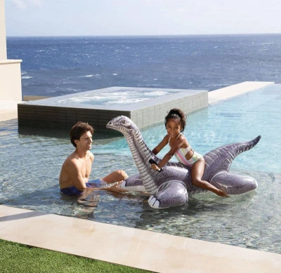 Intex Nafukovací Brontosaurus 178x94cm plavidlo s úchyty na vodu 57584