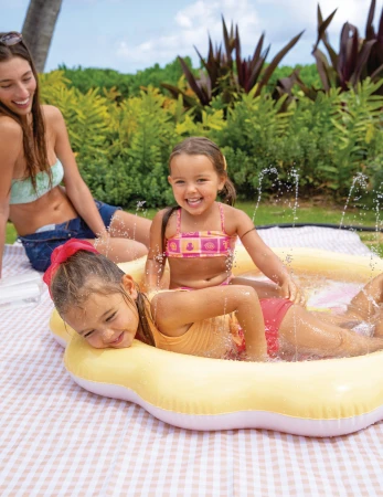 Intex Nafukovací dětský bazén 56126 Sunny Rays se sprškou