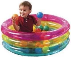 Intex Nafukovací hřiště kruh 48674 +50míčků