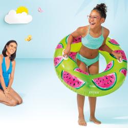 Intex Nafukovací kruh 56261 TROPICAL FRUIT 107 cm