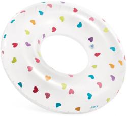 Intex Nafukovací kruh průhledný + potisk 81cm plavací kolo do vody 59259