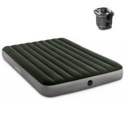 Intex Nafukovacia matrac 64779 PRESTIGE DOWNY AIRBED QUEEN + PRENOSNÁ PUMPA