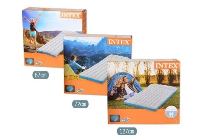 Intex Nafukovací matrace 67999 CAMPING DOUBLE 127x193x24 cm