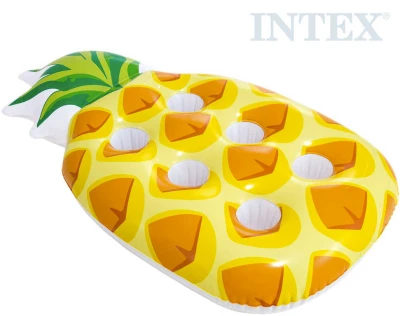 Intex Nafukovací plovoucí držák pro 6 nápojů Ananas 97x58cm na vodu 57505