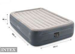 Intex Nafukovací postel 64126 QUEEN ESSENTIAL REST 152x203x46 cm