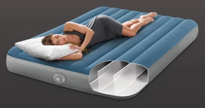 Intex Nafukovací postel 64189 Prestige Downy QUEEN 152x203x25 cm