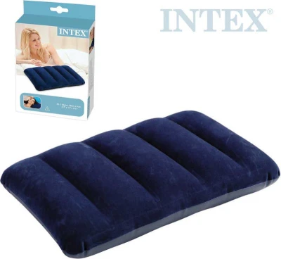 Intex Polštář nafukovací cestovní 43x28x9cm modrý gumotextilní 68672 Intex Polštář nafukovací cestovní 43x28x9cm modrý gumotextilní 68672