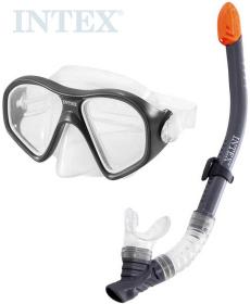 Intex Reef Rider potápěčský plavecký set do vody brýle + šnorchl černý 55648 Intex Reef Rider potápěčský plavecký set do vody brýle + šnorchl černý 55648