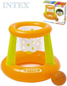 Intex Set koš nafukovací basketbalový s míčem na košíkovou do vody 58504 Intex Set koš nafukovací basketbalový s míčem na košíkovou do vody 58504