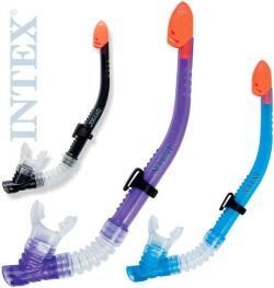 Intex Šnorchl potápěčský se zpětným ventilem do vody 3 barvy 55928 Intex Šnorchl potápěčský se zpětným ventilem do vody 3 barvy 55928