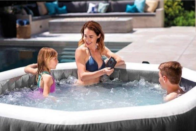 Intex 28458 PURESPA JET BUBBLE Deluxe JET Octagon Vířivka