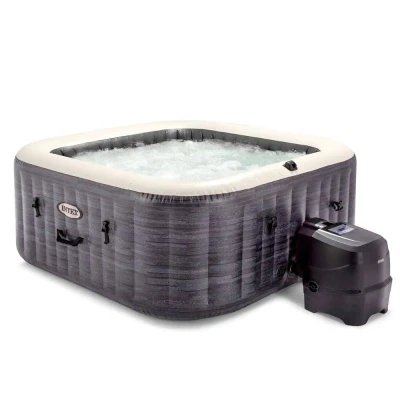Intex Vířivý bazén PureSpa Bubble GREYSTONE DELUXE 4 - 28450 + sleva 500,- na příslušenství