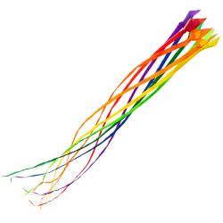 Invento drak Soft Swirl Rainbow 600 - Dragon Tail, 6mx86cm, 8 farieb Invento drak Soft Swirl Rainbow 600 - Dragon Tail, 6mx86cm, 8 farieb