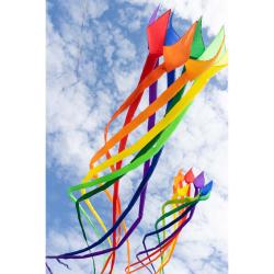 Invento drak Soft Swirl Rainbow 600 - Dragon Tail, 6mx86cm, 8 barev