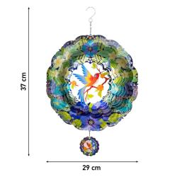 Invento kovový závěsný zvonek Kinetické umění: 3D tropický pták