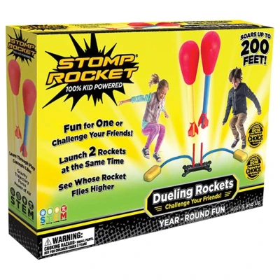 Invento vystřelovací rakety Stomp Rocket Dueling