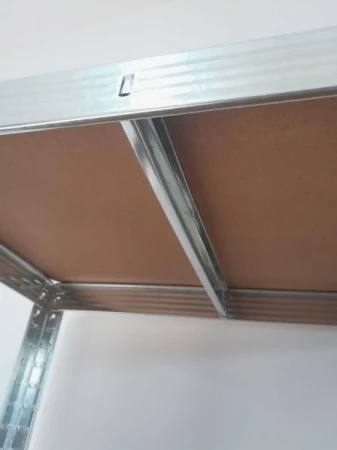IQ Garden 180x80x40 pozinkovaný bezšroubový regál s 5 policemi