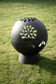 IQ Garden Ohniště koule s větrnou ochranou