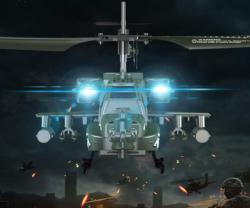 IQ models Apache AH-64 NOVÁ VERZE s barometrem - 2,4Ghz