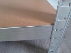 IQ models Bezšroubový regál 180x60x40 - pozinkovaný - 5 polic
