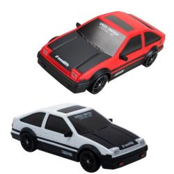 IQ models DRIFT SET Toyota Corolla 1:24 - bílá a červená