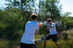 IQ models Elektrická vodní pistole Strong 528 s automatickým nasáváním oranžová