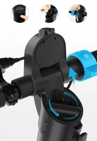 IQ models Blaupunkt ESC808 černo-modrá elektrokoloběžka