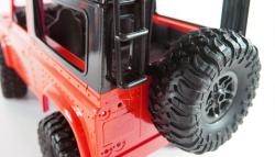 LAND ROVER Defender D90 1:12 červená