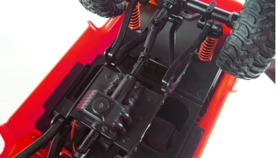 LAND ROVER Defender D90 1:12 červená