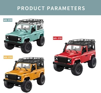 IQ models Land Rover Defender D90 žlutá 1:12 RC crawler