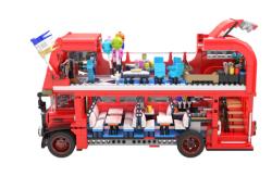 IQ models Londyn Vintage Tour Bas - Stavebnice autobusu 1770 dílků