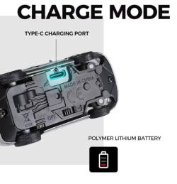 IQ models Mini RC auto s kamerou 1/64 stříbrná